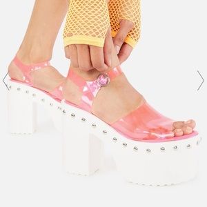 Dolls kill platform heels